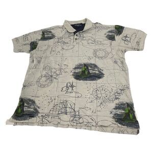 Vintage Regatta Graphic Polo Top